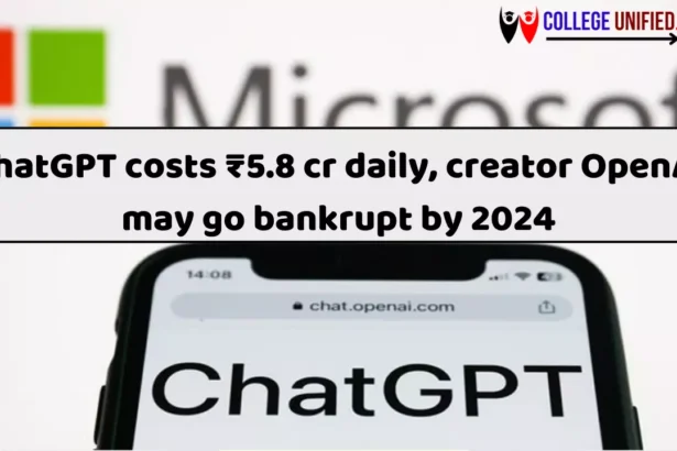 ChatGPT's Daily Cost: ₹5.8 Crore! Bankruptcy Looms for OpenAI by 2024