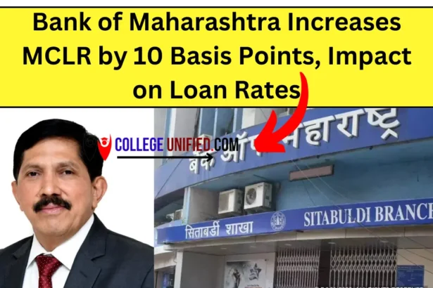 Bank of Maharashtra Increases MCLR by 10 Basis Points, Impact on Loan Rates