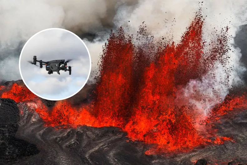 Iceland Volcano Video Reveals How Drones Avert Disaster